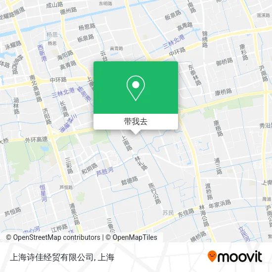 上海诗佳经贸有限公司地图