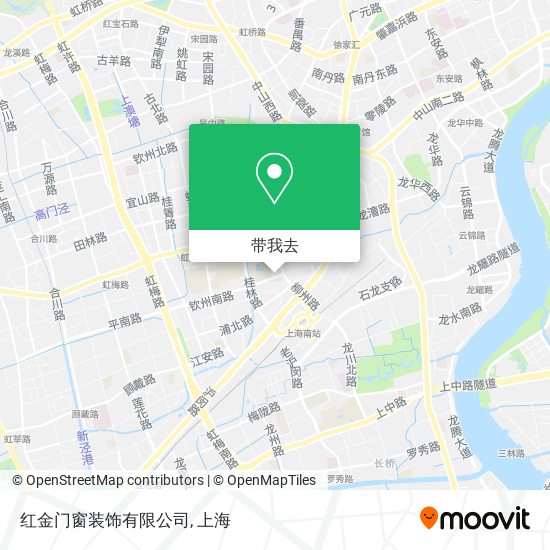 红金门窗装饰有限公司地图