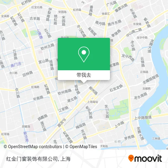 红金门窗装饰有限公司地图