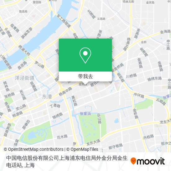 中国电信股份有限公司上海浦东电信局外金分局金生电话站地图