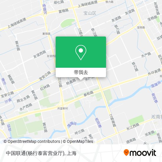 中国联通(杨行泰富营业厅)地图