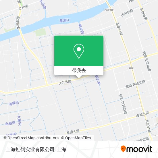 上海虹钊实业有限公司地图