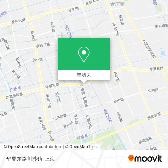 华夏东路川沙镇地图