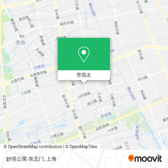 妙境公寓-东北门地图