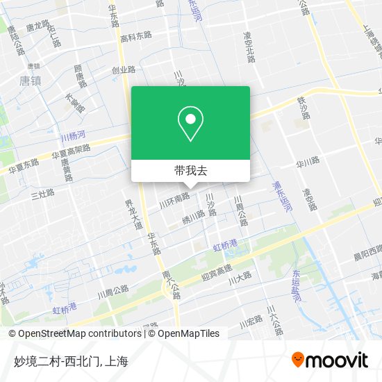 妙境二村-西北门地图