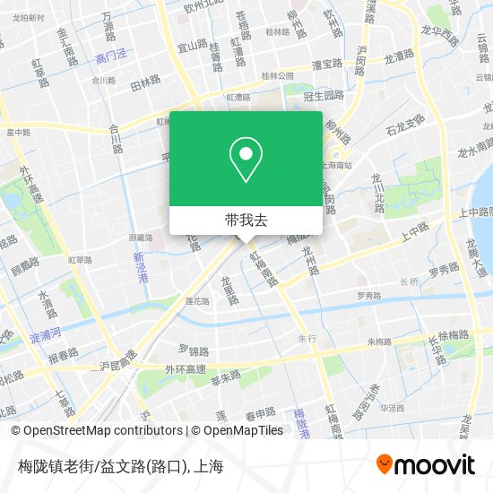 梅陇镇老街/益文路(路口)地图