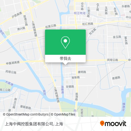 上海中阀控股集团有限公司地图