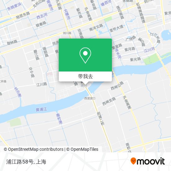 浦江路58号地图