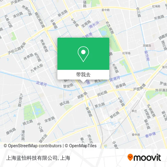 上海蓝怡科技有限公司地图