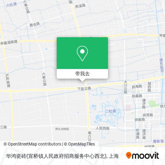 华鸿瓷砖(宣桥镇人民政府招商服务中心西北)地图