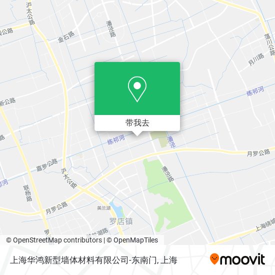 上海华鸿新型墙体材料有限公司-东南门地图