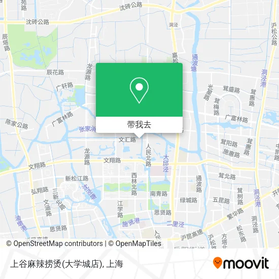 上谷麻辣捞烫(大学城店)地图