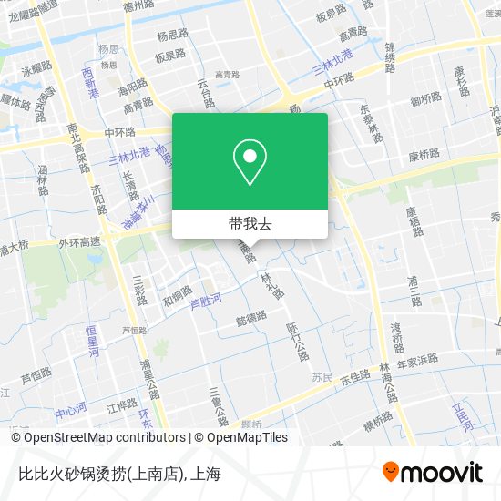 比比火砂锅烫捞(上南店)地图