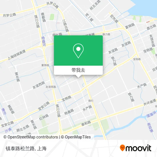 镇泰路松兰路地图