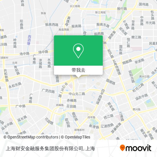 上海财安金融服务集团股份有限公司地图