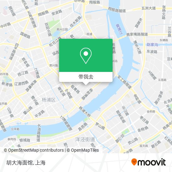 胡大海面馆地图