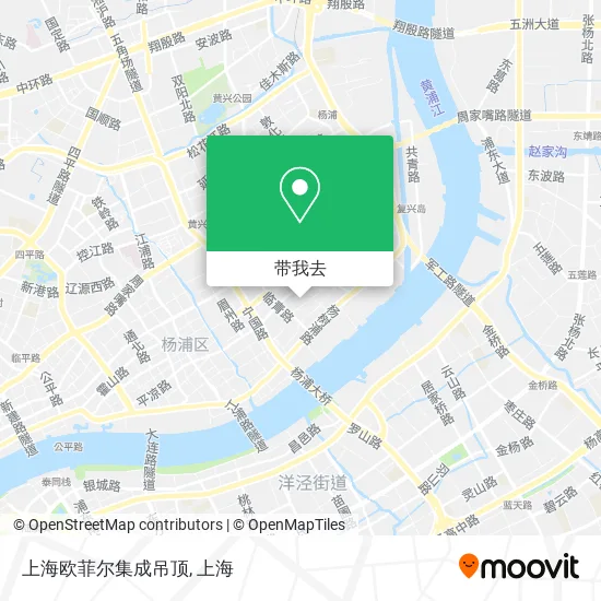 上海欧菲尔集成吊顶地图