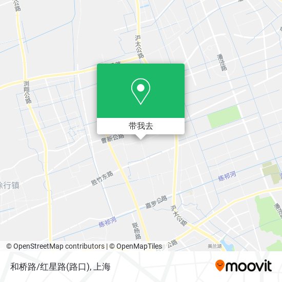 和桥路/红星路(路口)地图