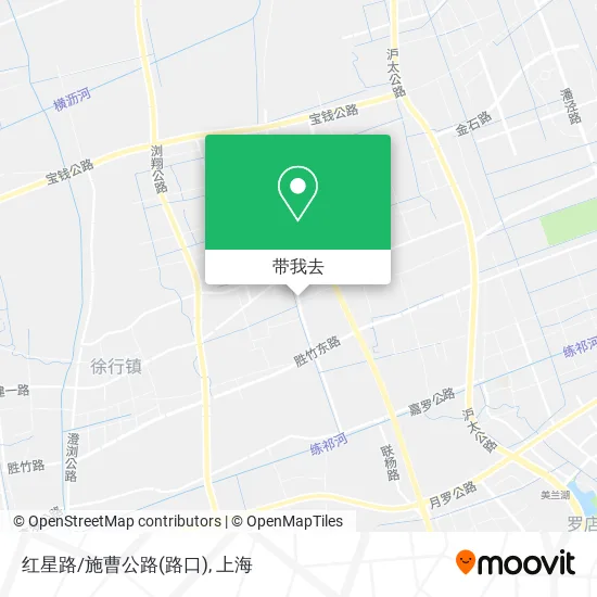 红星路/施曹公路(路口)地图