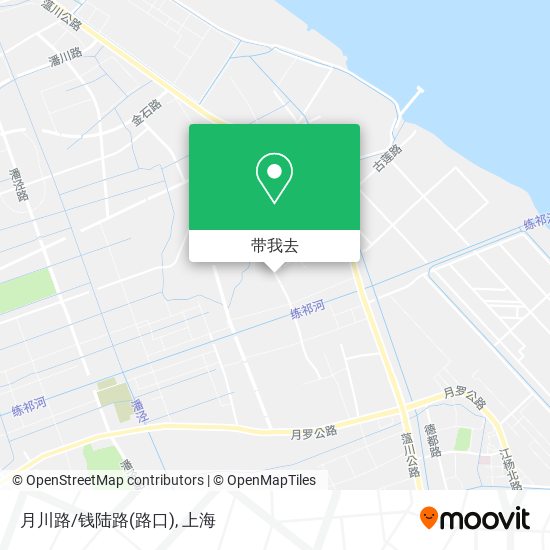 月川路/钱陆路(路口)地图