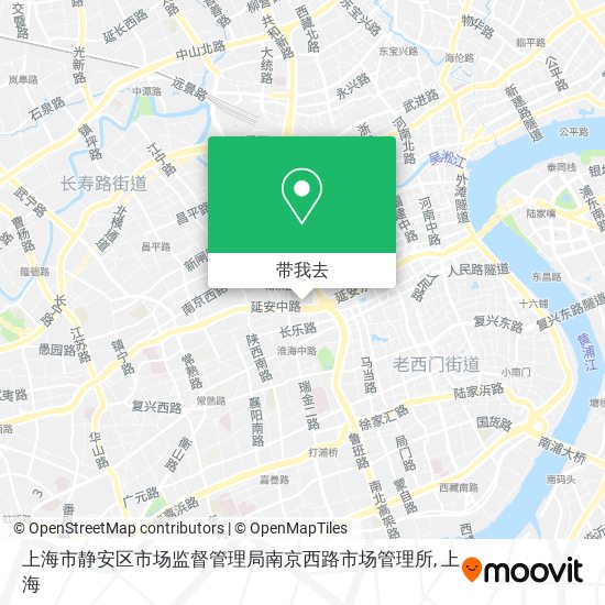 上海市静安区市场监督管理局南京西路市场管理所地图