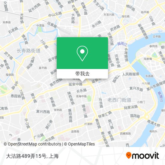 大沽路489弄15号地图