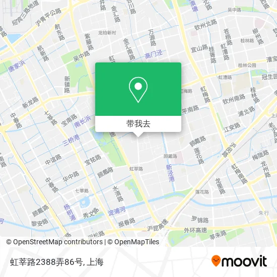 虹莘路2388弄86号地图