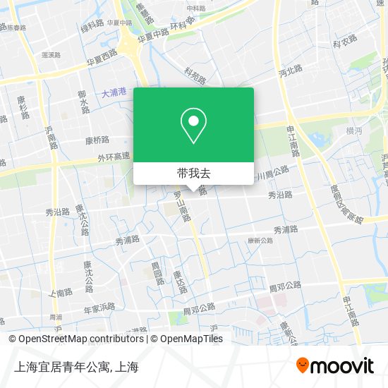 上海宜居青年公寓地图