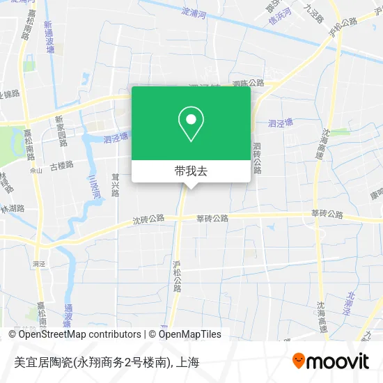 美宜居陶瓷(永翔商务2号楼南)地图