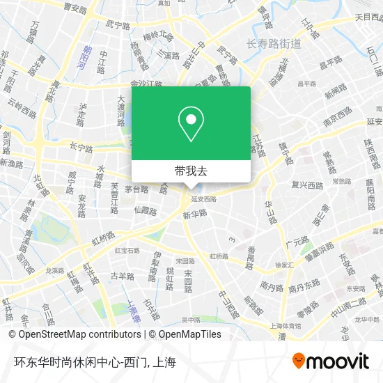 环东华时尚休闲中心-西门地图
