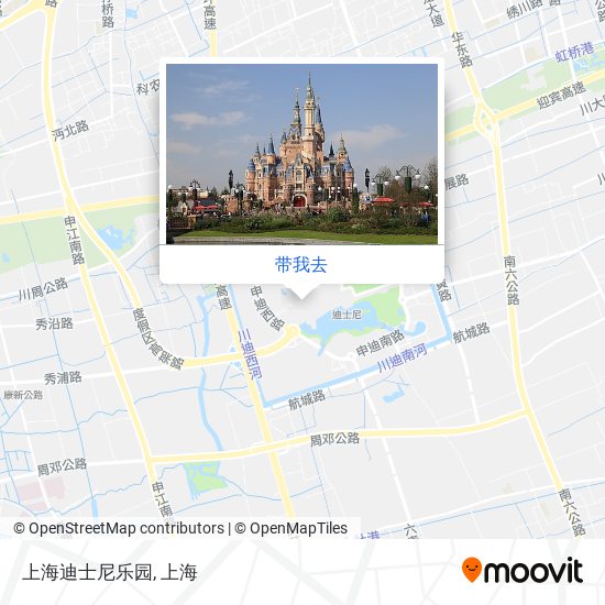 上海迪士尼乐园地图