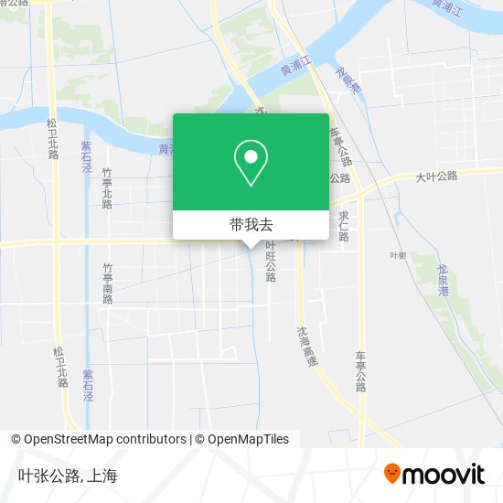 叶张公路地图