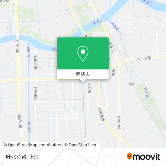 叶张公路地图