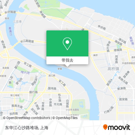 东华江心沙路堆场地图