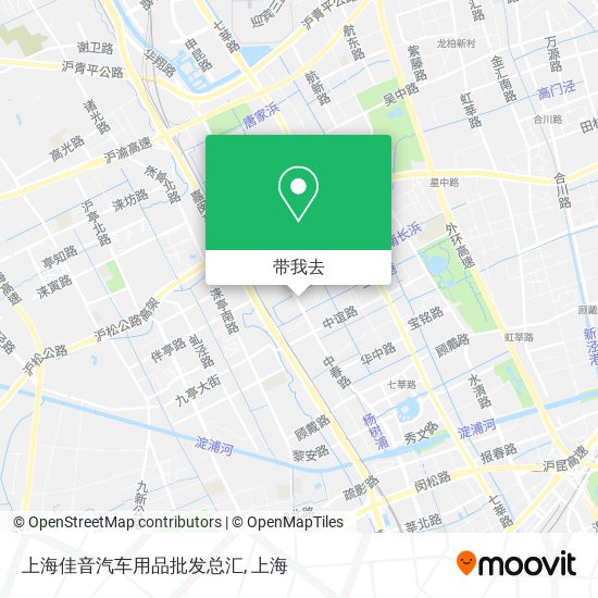 上海佳音汽车用品批发总汇地图