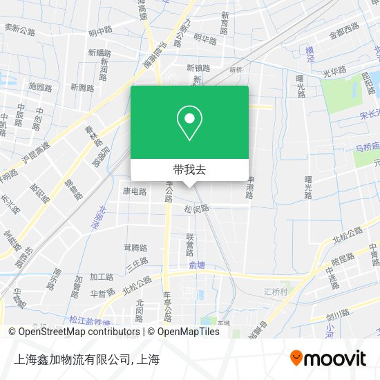 上海鑫加物流有限公司地图