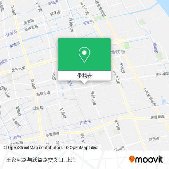 王家宅路与跃益路交叉口地图