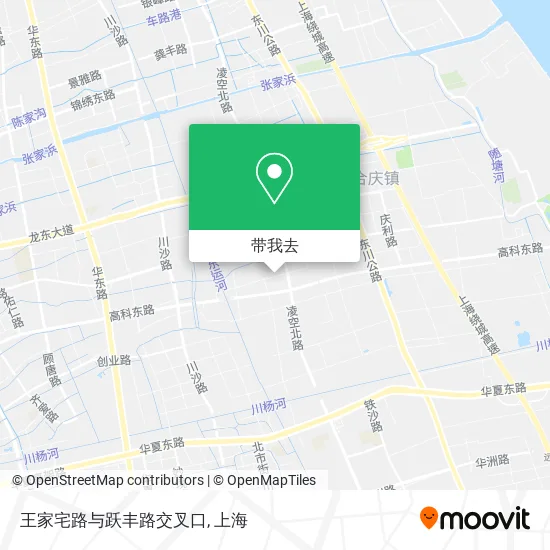 王家宅路与跃丰路交叉口地图