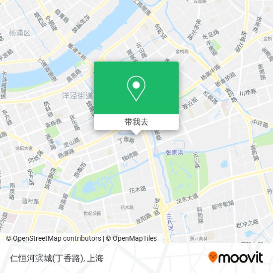 仁恒河滨城(丁香路)地图