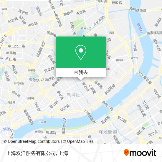 上海双洋船务有限公司地图