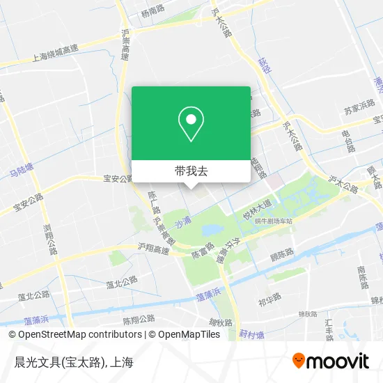 晨光文具(宝太路)地图
