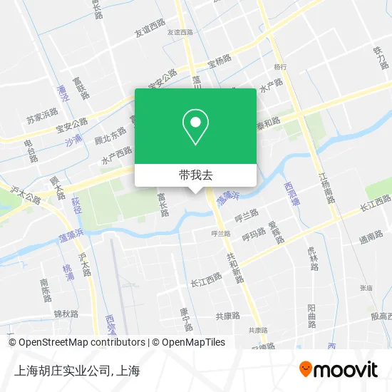 上海胡庄实业公司地图