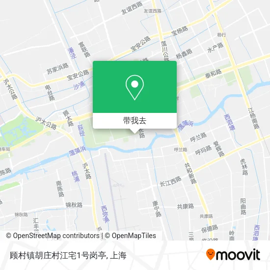 顾村镇胡庄村江宅1号岗亭地图