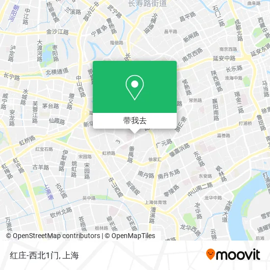 红庄-西北1门地图