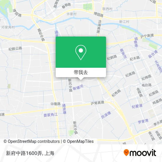 新府中路1600弄地图