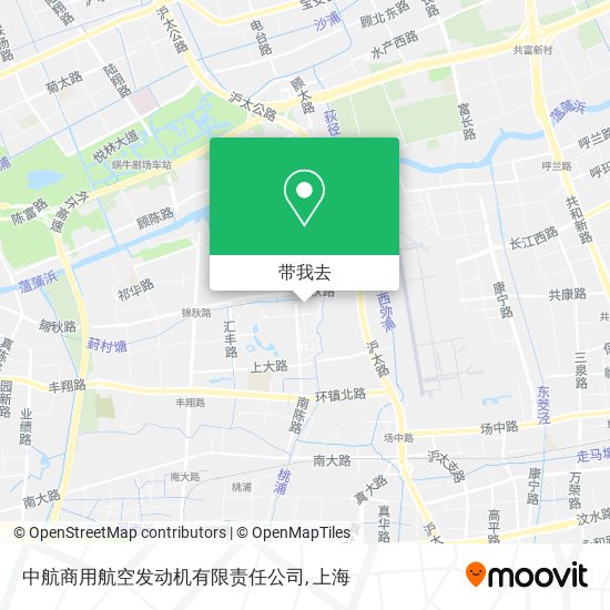 中航商用航空发动机有限责任公司地图