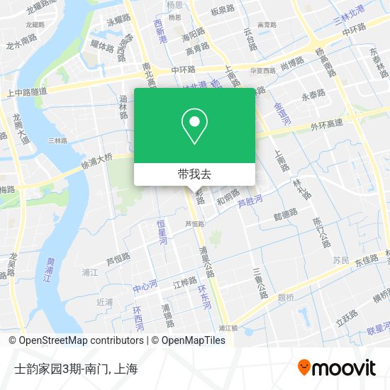 士韵家园3期-南门地图