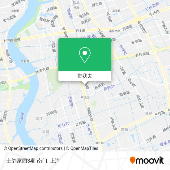士韵家园3期-南门地图