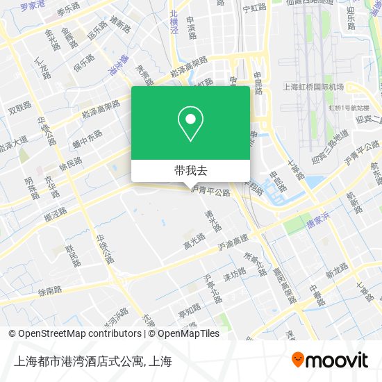 上海都市港湾酒店式公寓地图