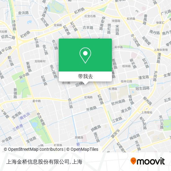 上海金桥信息股份有限公司地图